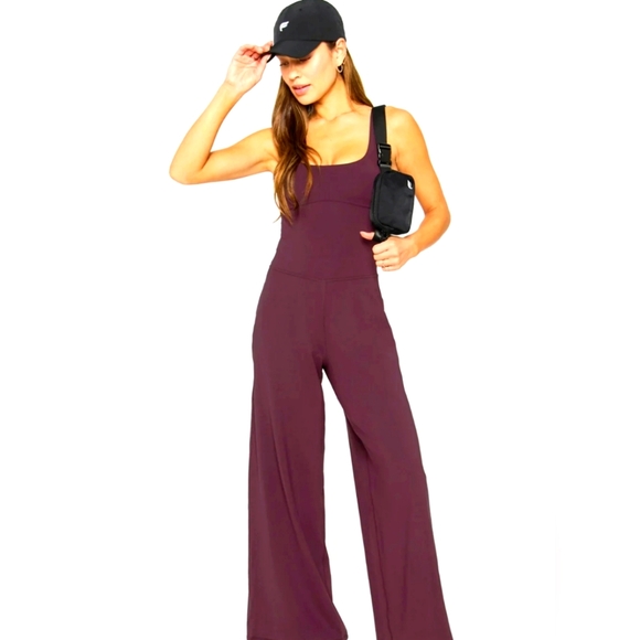 Fabletics Pureluxe Wide Leg Jumpsuit - Picture 2 of 9
